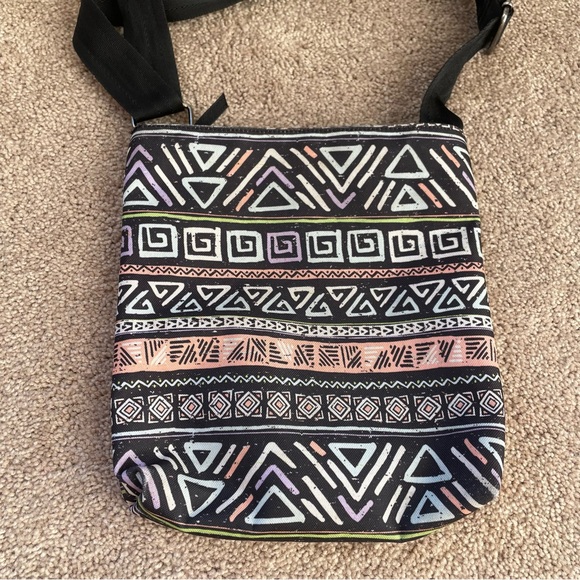 Dakine Jive Crossbody Bag Purse Abstract Tribal Print Compact Bag - Picture 5 of 13